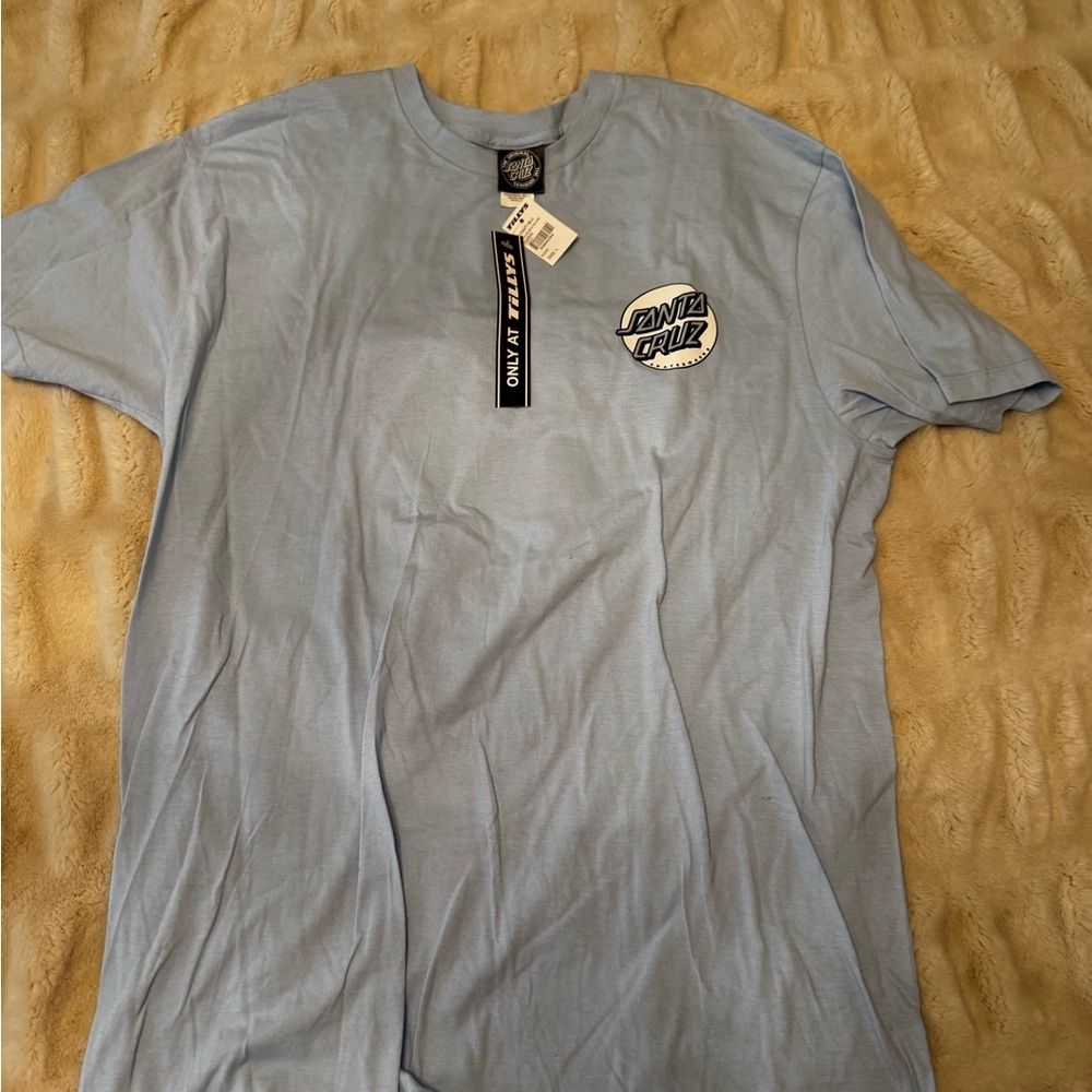 Santa Cruz Skateboards Sky Blue Short Sleeve Tee